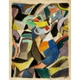 thumbnail image 2 of Carl Newman 12x14 Black Ornate Wood Framed Double Matted Museum Art Print Titled: Abstract, 2 of 5