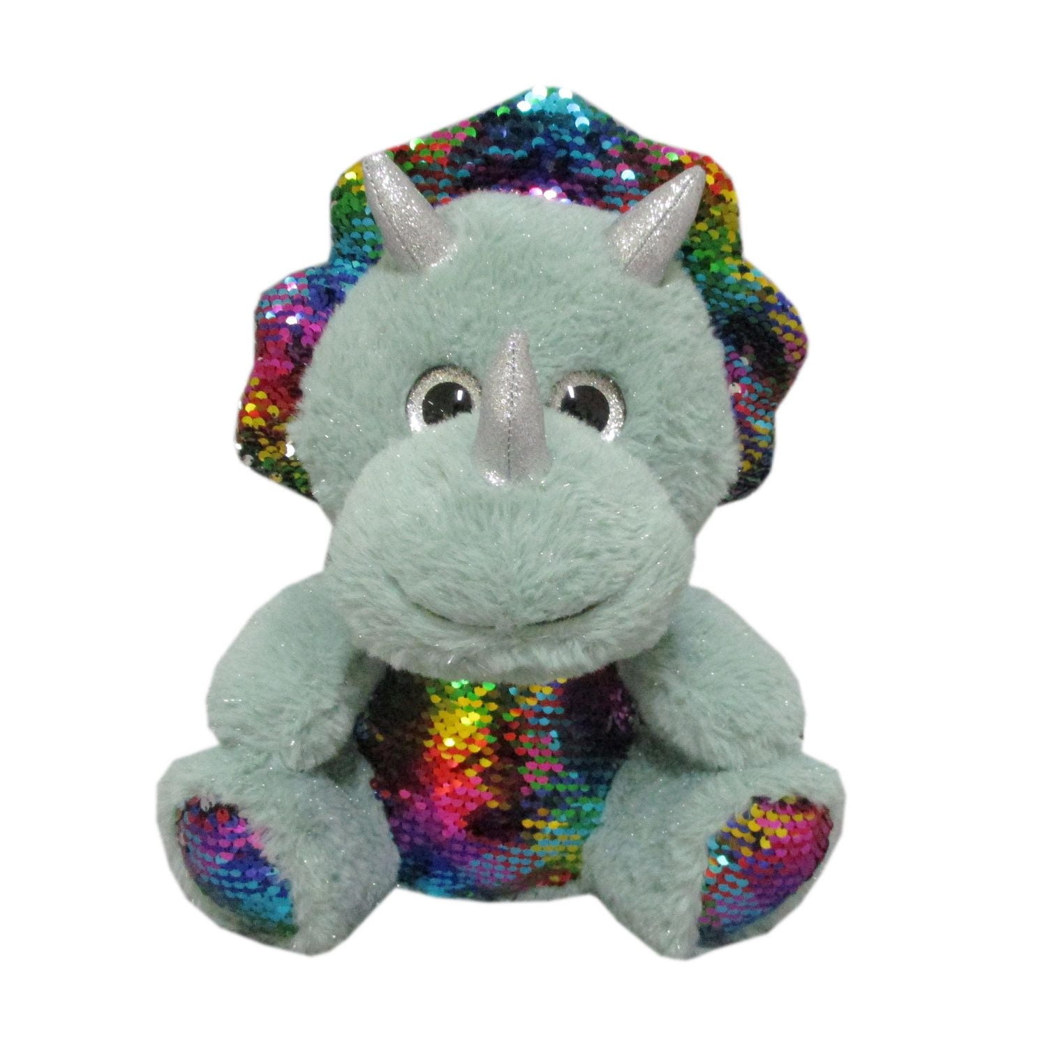 WAY TO CELEBRATE  MEDIUM SEQUIN DINO. 10.5INCH