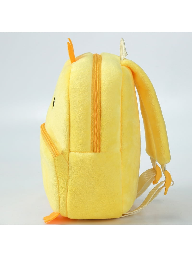 Wibacker 10 inch Toddler Mini Backpack Pre SchoolBag Plush Animal Cartoon Travel Bag for Baby Girl Boy 2-5 Years Kindergarten - Duck Wibacker 10 inch Toddler Mini Backpack Pre SchoolBag Plush Animal Cartoon Travel Bag for Baby Girl Boy 2-5 Years Kindergarten - Duck
