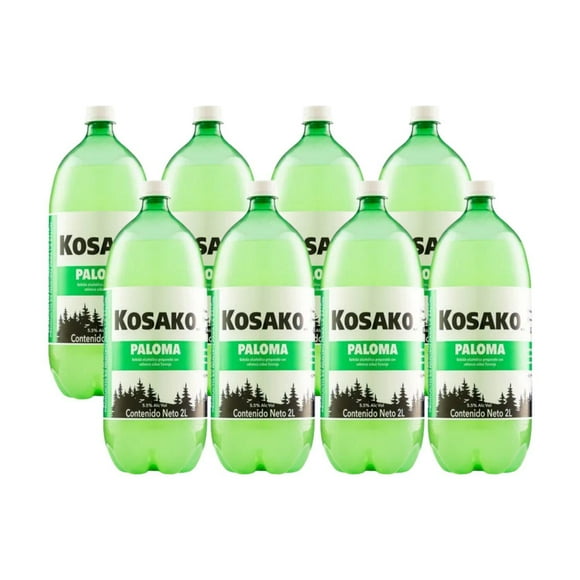 Pack de 8 Fusión Kosako Paloma Pet 2 L