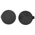 thumbnail image 2 of par de tapas de cubierta de gancho de remolque de parachoques delantero 53285 0R060 izquierda derecha negro apto para RAV4 2013 a 2015, 2 of 8