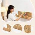 thumbnail image 6 of Axioma Nursery Book Shelf Elegant Scallop Shaped Wall Mounted Bookcase Rustic Organizer, 6 of 9