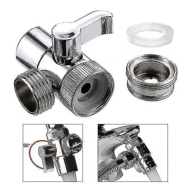 Adaptador de grifo de interruptor, divisor de fregadero de cocina, válvula desviadora, conector de grifo de agua para ducha de bidé e inodoro