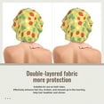 thumbnail image 2 of Yiaed Floral Strawberr Print Satin Bonnet Silk Bonnet Hair Bonnet for Sleeping Hair Bonnets, 2 of 6