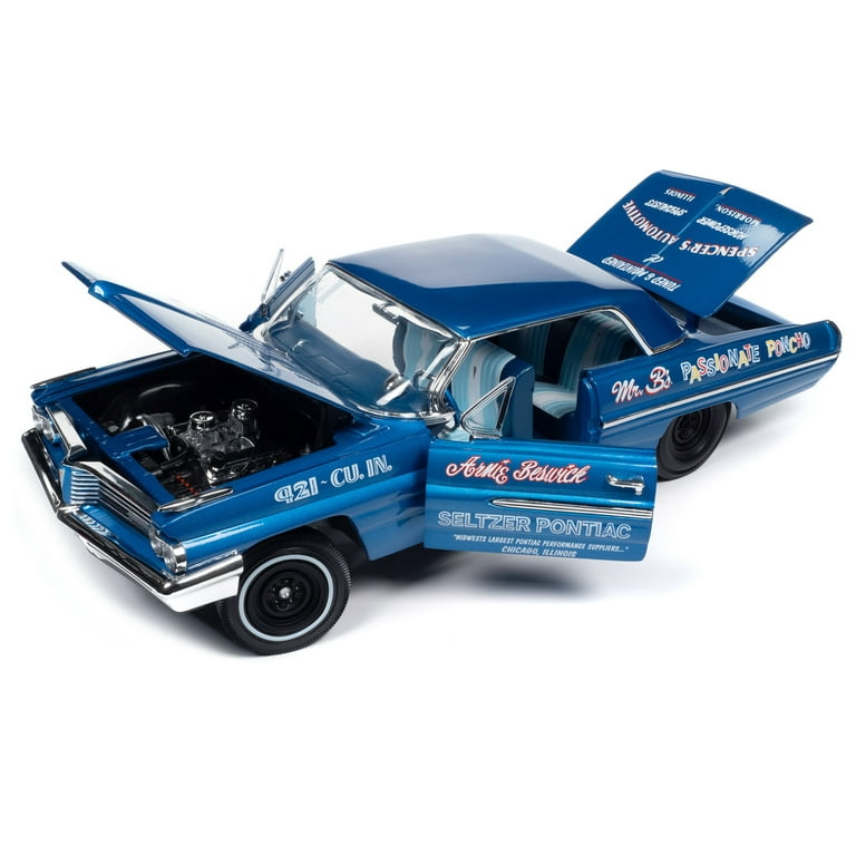 1962 Pontiac Catalina Ensign Blue Metallic with Blue and White