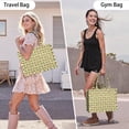 thumbnail image 6 of Large Capacity Tote Bag,White Sunflower Pattern Handbag Fashion Luxury Tote Bag,15.7"x13"x 5.1" Inches,Laptop Compatible, 6 of 6