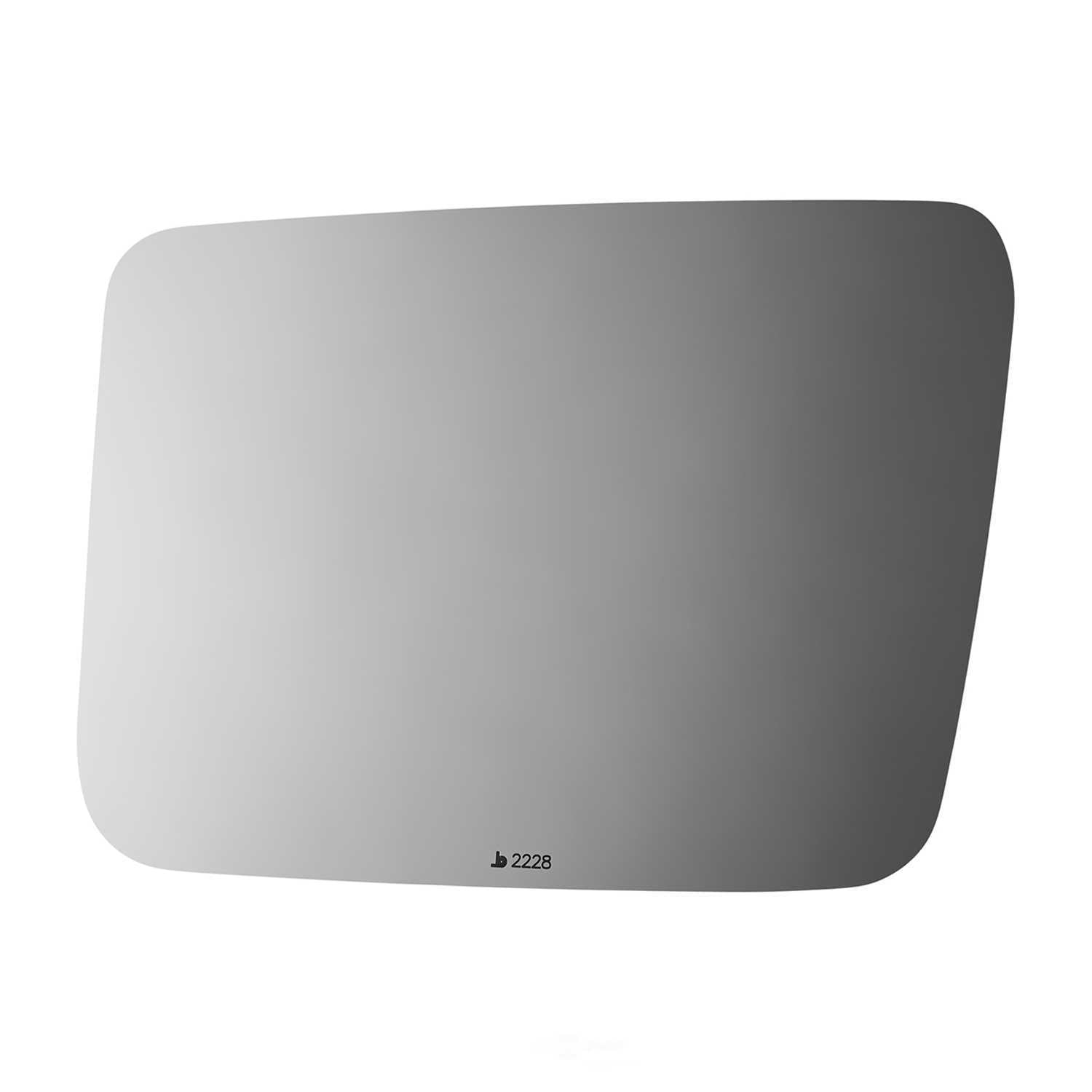 Burco 2228 Passenger Side Flat Replacement Mirror Glass for Chrysler