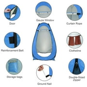 UBesGoo Automatic Pop Up Shower Tent Waterproof Oxford Fabric Blue