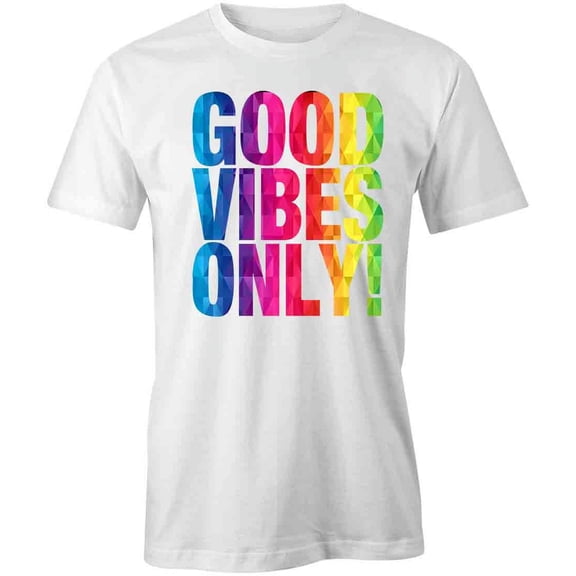 Good Vibes Only T-Shirt | Positive Vibes White Tee Gift