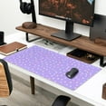 thumbnail image 4 of Kawaii Mouse Pad Large Desk Pad Gaming Cute Stars Purple XXL Mouse Pads, Desk Mat for Desktop Pad Pink Anime Office Decor Desk Mousepad Large 31.5x15.7in Extended Keyboard Mousepads for Desk Girl, 4 of 6