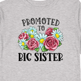 thumbnail image 4 of Inktastic Promoted to Big Sister with Flowers Girls Long Sleeve Toddler T-Shirt, 4 of 5