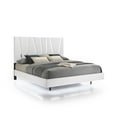 thumbnail image 2 of New Classic Furniture Europa 4-Pc Wood King Bedroom Set with Chest in White, 2 of 18