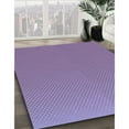 thumbnail image 2 of Ahgly Company Indoor Square Patterned Purple Mimosa Purple Area Rugs, 6' Square, 2 of 6