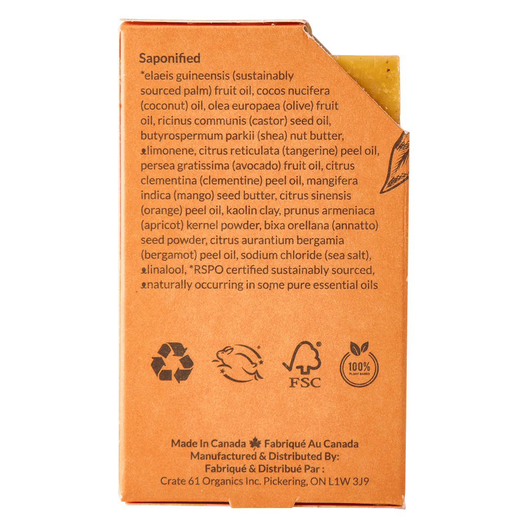 Crate 61 Tango Mango Soap 110g/4oz.