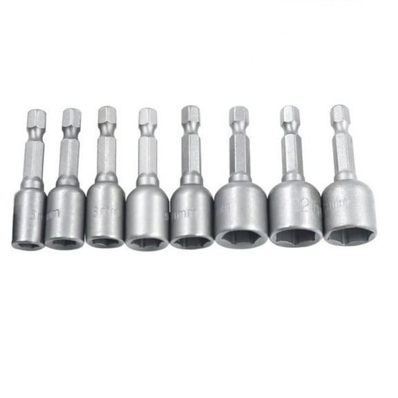 2Pcs Magnetic Nuts Driver Socket 6 7 8 9 10 11 12 13 Mm Magnetic Nut Screwdrive Power Drill Bit Adapter Bolt Driver Repairing 2Pcs 9Mm Smile Home