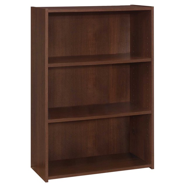 11.75"x 24.75"x 35.5" Bookcase Cherry With 3 Shelves