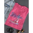 thumbnail image 3 of Yacht Races Shaped T-Shirt Women -Image by Shutterstock, Female x-Large, 3 of 4