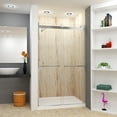 thumbnail image 7 of Transolid BRP488008C-S-MB 80" High X 48" Wide Bypass Frameless Shower Door - Black, 7 of 7