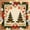 Color 4, variant on Mahjong Mat 31.5" x 31.5" Autumn Highland Cow Pumpkins Fall Harvest Border Non-Slip Noise Reduction American Mahjong Tiles Table Cover for Dominoes Poker Card Board Games Gift