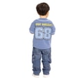 thumbnail image 6 of Hot Wheels Toddler Button Down Baseball Jersey with Short Sleeves, Sizes 12M-5T, 6 of 8