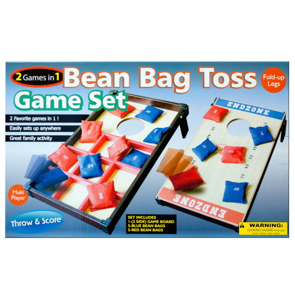 Throwing Bean Bag Toss Board Game Set w/ 1 Board and 6 Beanbags HOT 
