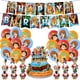 thumbnail image 1 of Anime Party Supplies - Happy Birthday Banner, Balloons, Cupcake Toppers, Tablecloth, Plates & Napkins for Anime Theme Birthday, 1 of 5