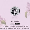 thumbnail image 4 of Pulsera de plata de ley S925 con colgante de familia Charm y circonita, 4 of 8