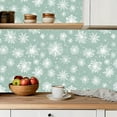 thumbnail image 4 of Peel and Stick Wallpaper Contact Paper Christmas snowflakes Self Adhesive and Removable 24in x 118in, 4 of 6
