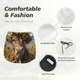 thumbnail image 6 of Lsque Cute Cow Sunflower Crown A Printed Women's Running Shorts with Liner Pockets,Elastic Quick Dry Workout Athletic Gym Yoga Shorts,Womens High Waist Shorts-XX-Large, 6 of 9