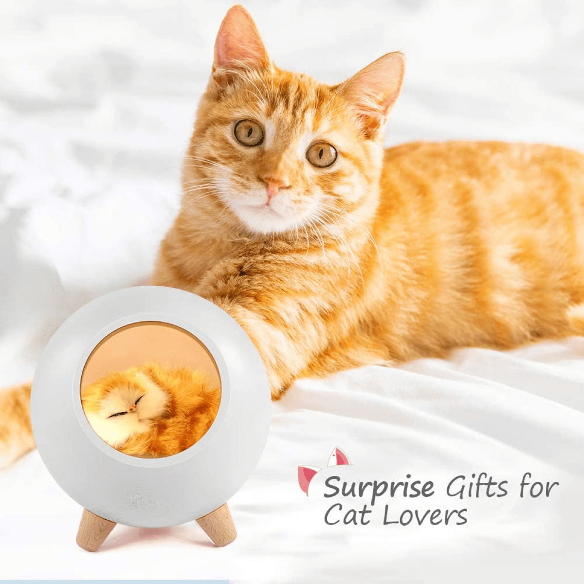 Cat Lamp,Cat Stuff,Cute Night Light,7 Colors Timing Remote & Touch,Cat Gifts  for Cat Lovers,Cat Gifts for Girls,Gifts for Girls 5-7 8-10 10-12,6 7 8 9 10  12 Year Old Girl Gifts