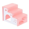 thumbnail image 2 of Hamster Hideout House Hut Exercise Nest Toy For Mouse, Chinchilla, Rat, Gerbil pink, 2 of 8