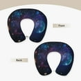 thumbnail image 3 of Easygdp Planets Stars And Galaxies1 Travel Pillow Memory Foam, Head Neck Support Airplane Pillow for Traveling, Car, Home, Travel Neck Flight Pillow, 3 of 8