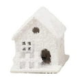thumbnail image 3 of Snow-Covered Christmas Cottage with LED Light Decor, Xmas Decorations, Holiday Village Tabletop Night Light for Winter Display, 3 of 3