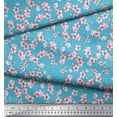 thumbnail image 2 of Soimoi Polyester Crepe Fabric Blossom Floral Fabric Prints by Yard 52 Inch Wide, 2 of 3