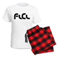 thumbnail image 5 of CafePress - Fooly Women's Light Pajamas - Women's Short Sleeve Print T-Shirt and Pants Light Cotton Pajama Set, 5 of 7