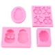 thumbnail image 1 of 4 moldes de fondant de Halloween, resistentes a altas temperaturas, duraderos y fáciles de despegar, moldes para hornear de Halloween, 1 of 15