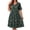 Multicolor-18, variant on Lopecy-Sta Womens Dresses Short Sleeve V Neck Leaf Print A Line Midi Dress Casual Summer Beach Vacation Party Dress