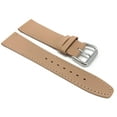 thumbnail image 2 of Bandini 18mm Womens Italian Leather Watch Strap Band - Beige with Stitching - Classic - Slim, 2 of 6