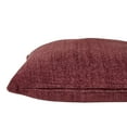 thumbnail image 6 of Better Trends Enrich 100% Polyester, 50" x 60" Throw & 18" x 18" Pillow, Burgundy, 6 of 7
