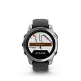 thumbnail image 3 of Garmin fenix E – 47 mm, AMOLED, Premium Multisport GPS Smartwatch, Long-Lasting Battery Life, Stainless Steel with Black Band, 3 of 9