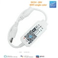thumbnail image 3 of Methold Controlador WiFi inalámbrico DC5V-24V para el hogar Controlador LED RGB/RGBW IR RF para el hogar DC5V-24V Controles remotos Wi-Fi de un solo color, 3 of 6