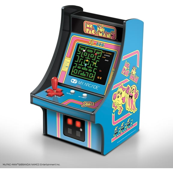My Arcade - DGUNL-3230 MS. Pac-Man Micro Player Retro Arcade Machine - 6 Inch