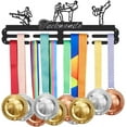 thumbnail image 2 of Powerlifting Medal Hanger Display Weightlifting Sports Medals Display Rack, 2 of 9
