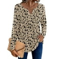 thumbnail image 4 of Zeagoo Shirts for Women 2025 Trendy Long Sleeve Tops Pleated Boho Blouses Business Casual Work Tunic Tee Tshirts, 4 of 7