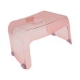 thumbnail image 1 of Taburete con Escalón, Taburete de ño, Taburete con Reposapiés, Taburete Antideslizante Estable para Cambiar Zapatos, Taburete de Ducha para Cabecera Rojo, 1 of 8