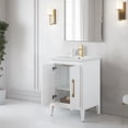 thumbnail image 5 of Vanity Art 24” Single Sink Bathroom Vanity Cabinet with Ceramic Countertop, 5 of 12