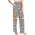 thumbnail image 2 of FORMRS Women's Pajama Pants with Pockets Soft Comfy Loungewear Sleep Bottom, Sizes S-2XL, Gray Halloween Dancing, 2 of 8