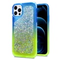 thumbnail image 4 of For iPhone 12, 12 Pro Case Shiny Glitter Stars Fuzzed Epoxy Hybrid Phone Cover, 4 of 4
