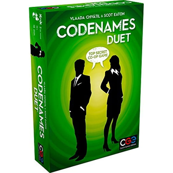 Czech Games 00040CGE Noms de Code: Duo-le Jeu de Déduction de Mot de Deux Joueurs, Multicolore