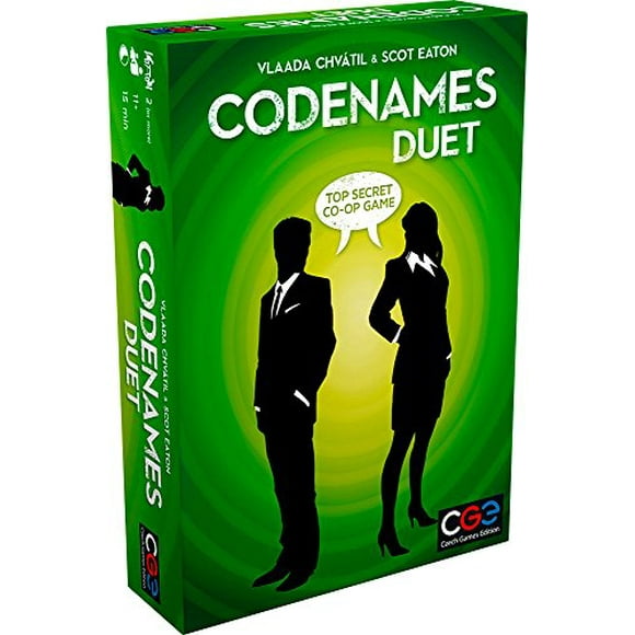 Czech Games 00040CGE Codenames: Duet-The Two Player Word Deduction Game, Multi-Colored